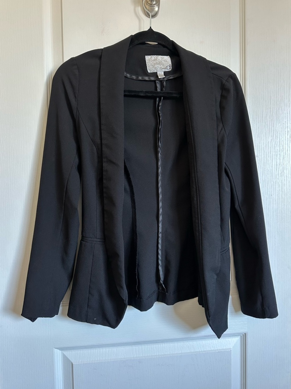 Dynamite Black Open-Front Women's Blazer Jacket - Size XS